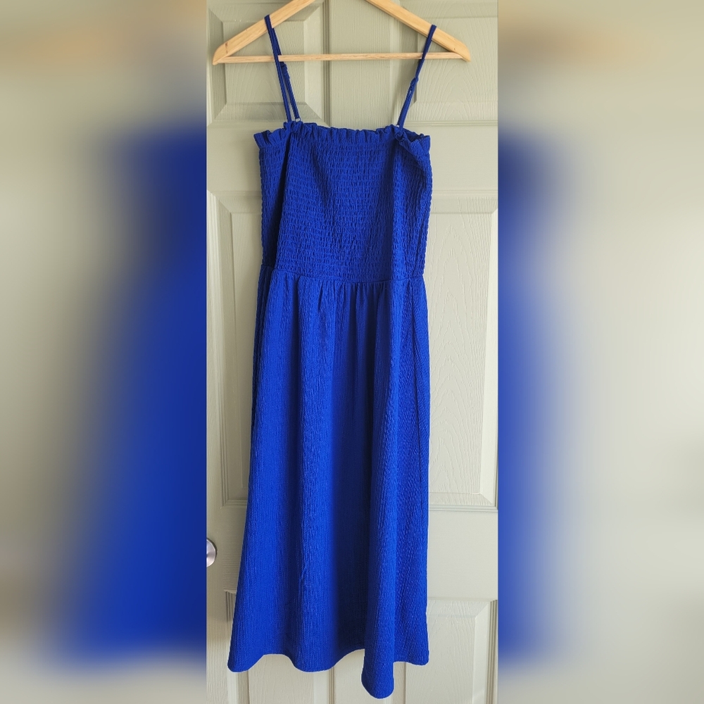 H&M Vibrant Royal Blue Dress Size  M